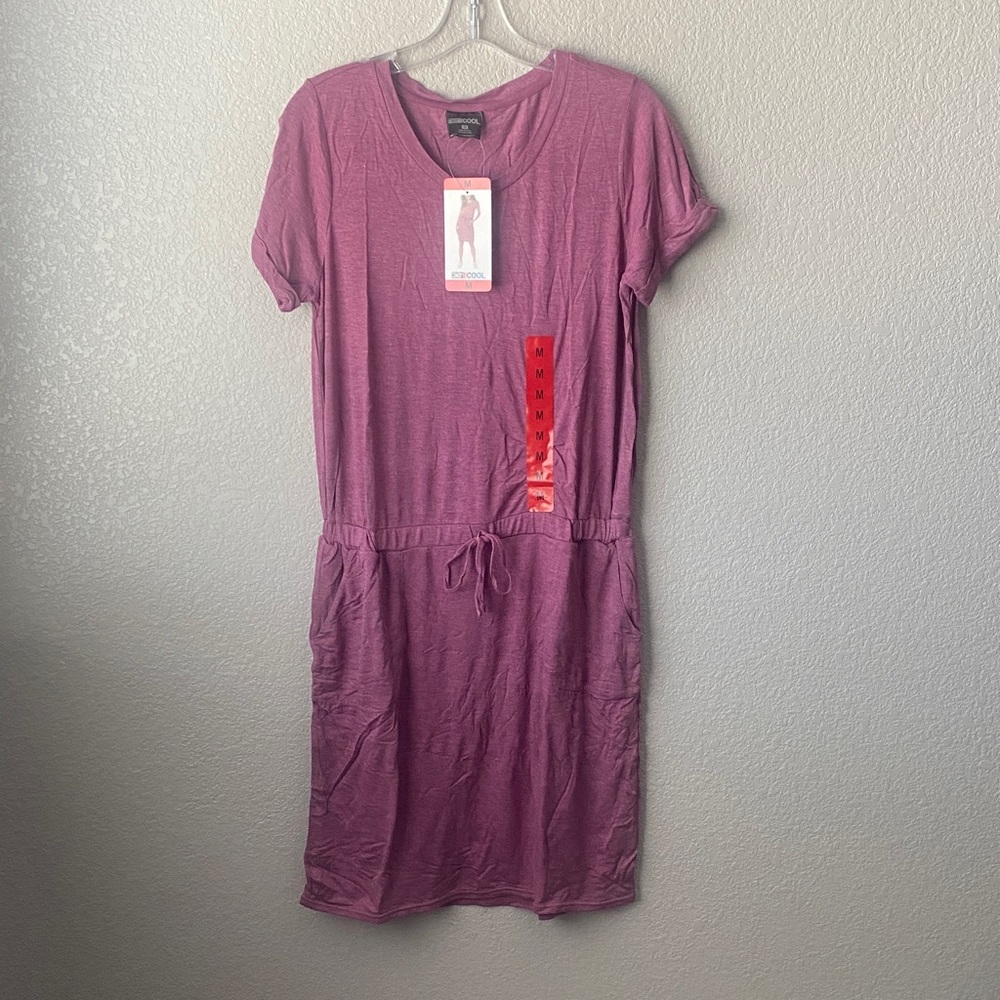 (CLOSET CLEAR OUT) 32 Degrees Cool Women's Soft Lux Dress Heather Scarlet Oak - Picture 5 of 13